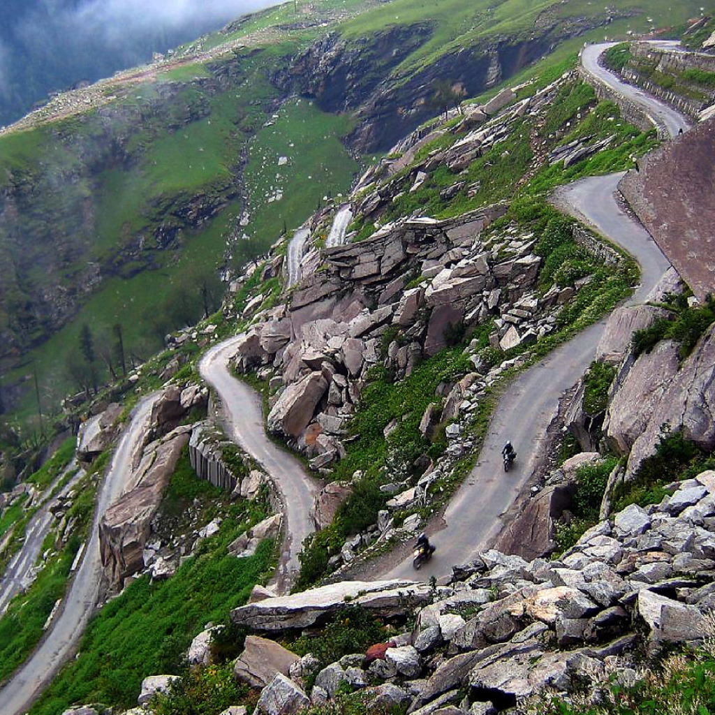 Motorradreisen Asien Hemis Alchi Landschaft